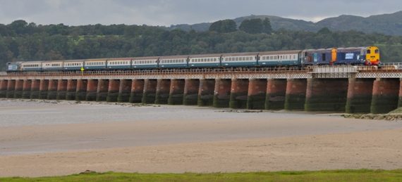 A pair of 20s lead the Retro Oldham Looper and Cumbrian Coaster railtour in 2009